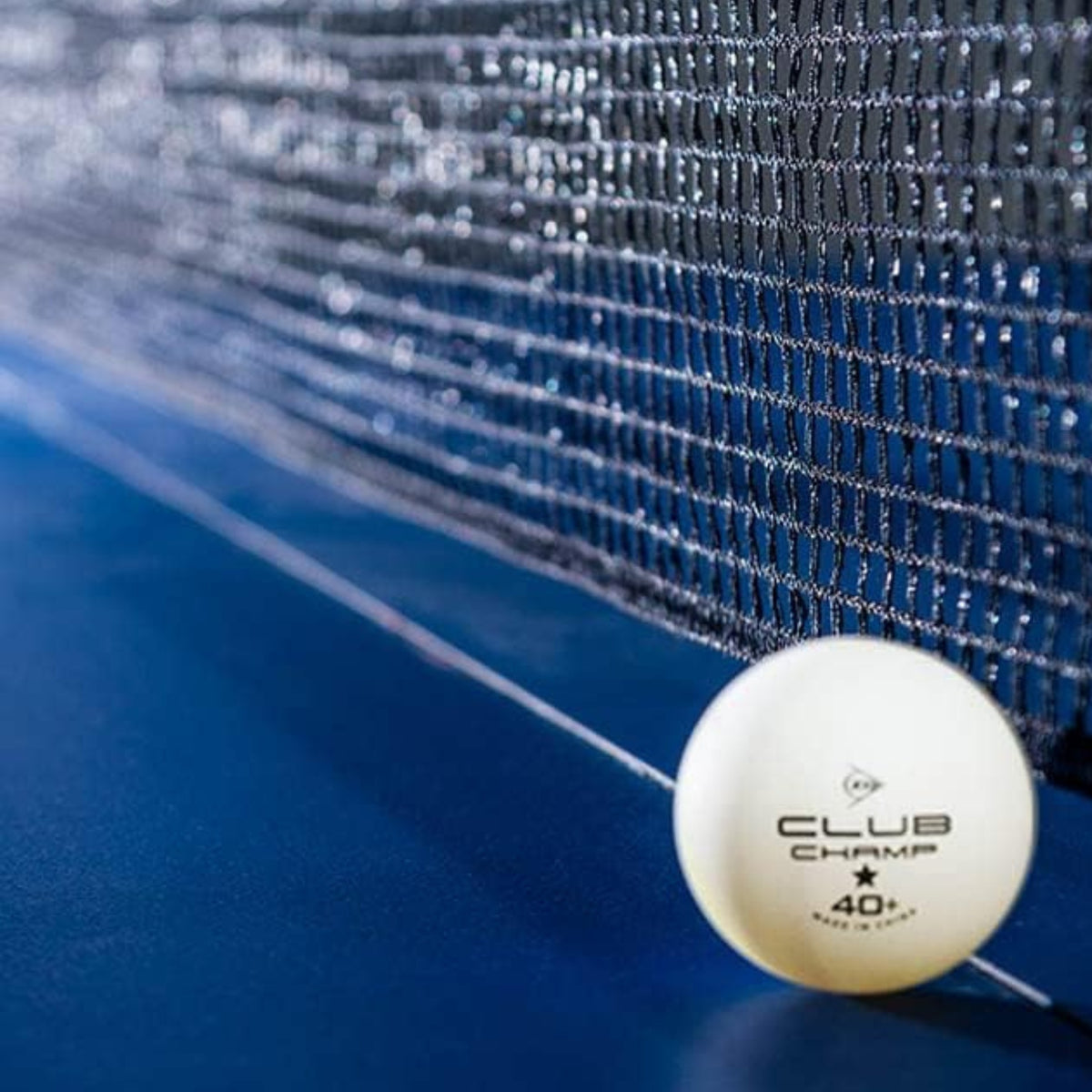 DUNLOP BALL TABLE TENNIS CLUB CHAMP 40+ WHT (6)