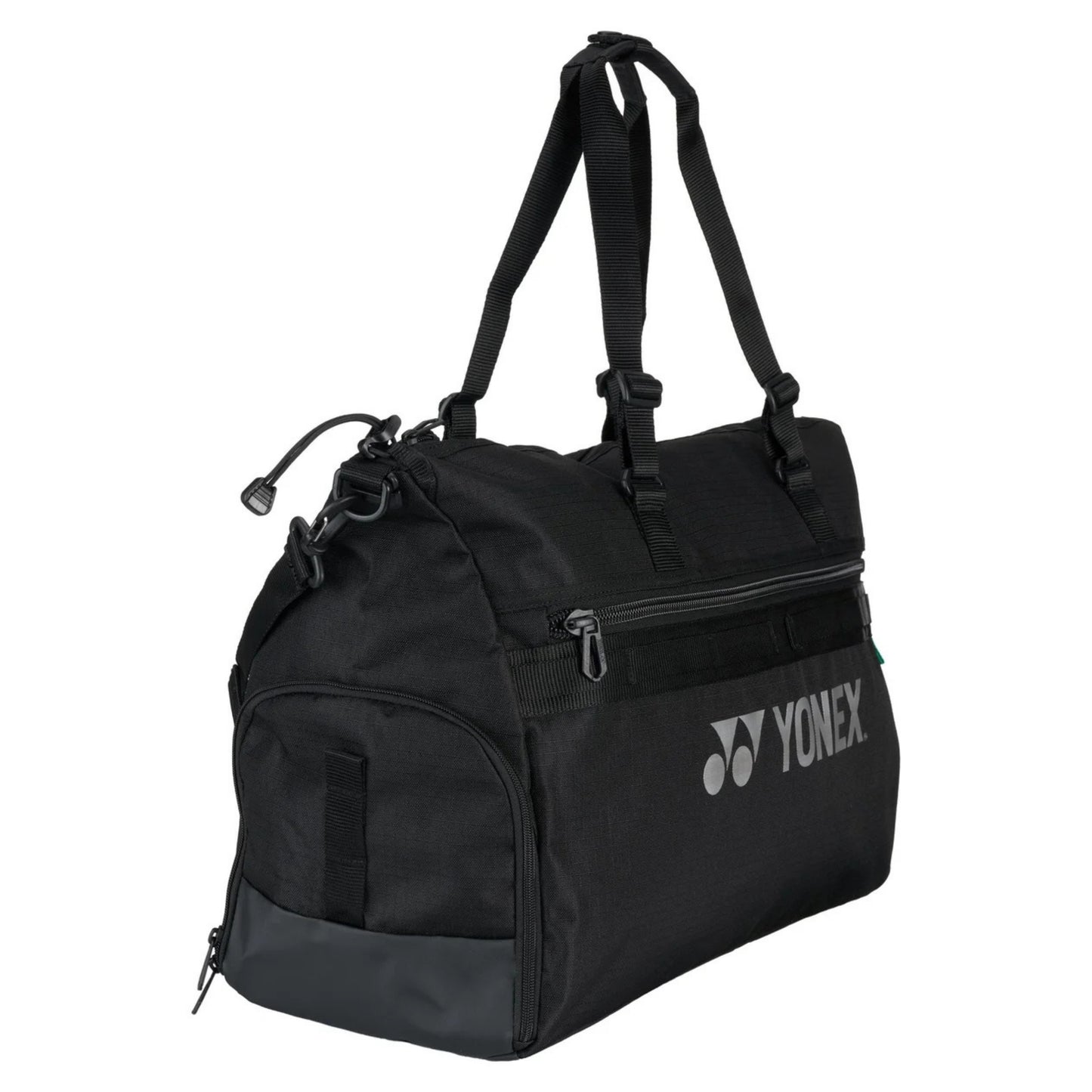 Black Yonex bag with Yonex logo on a white background