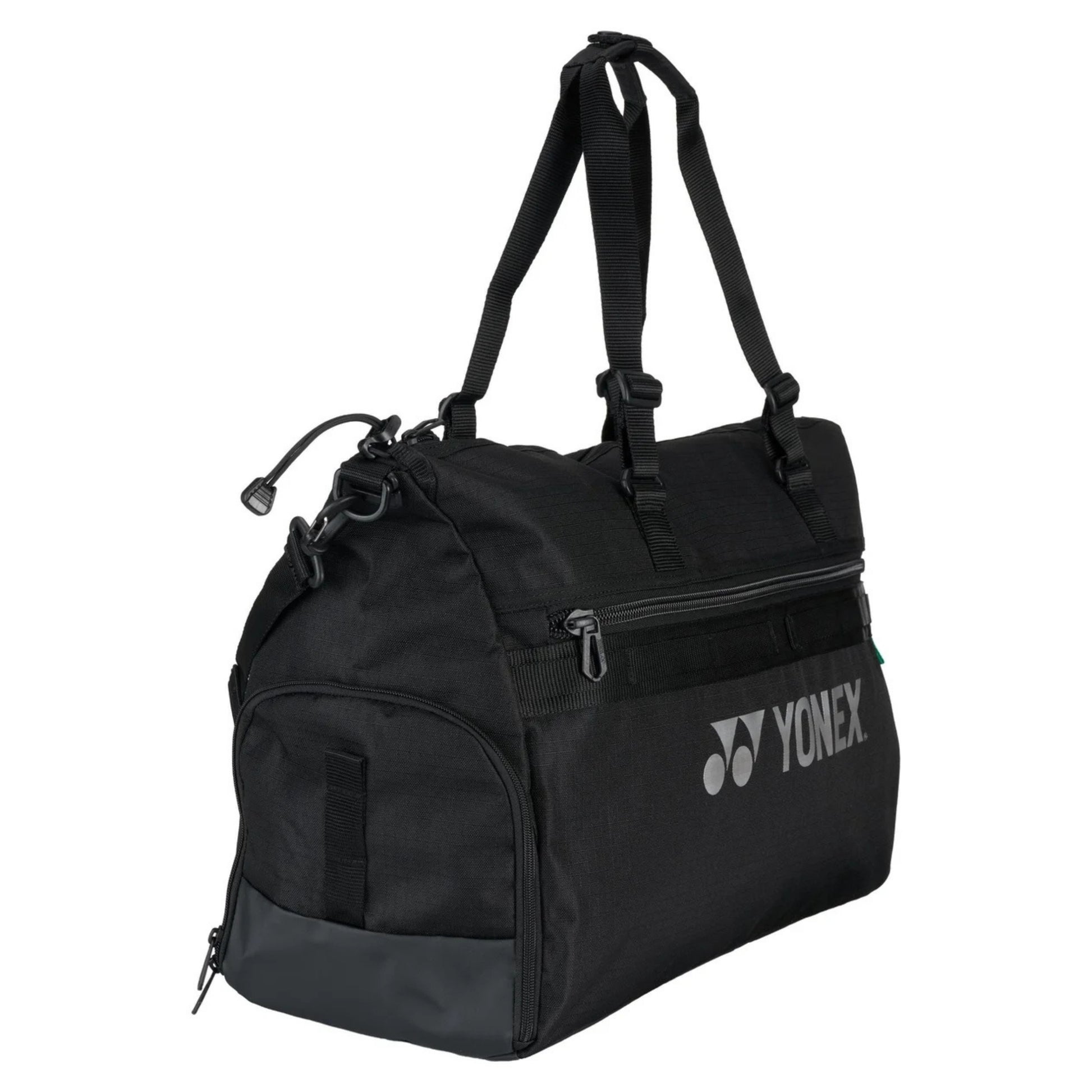 Black Yonex bag with Yonex logo on a white background