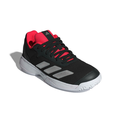 ADIDAS SHOE COURTFLASH KID BLACK/RED (SS26)