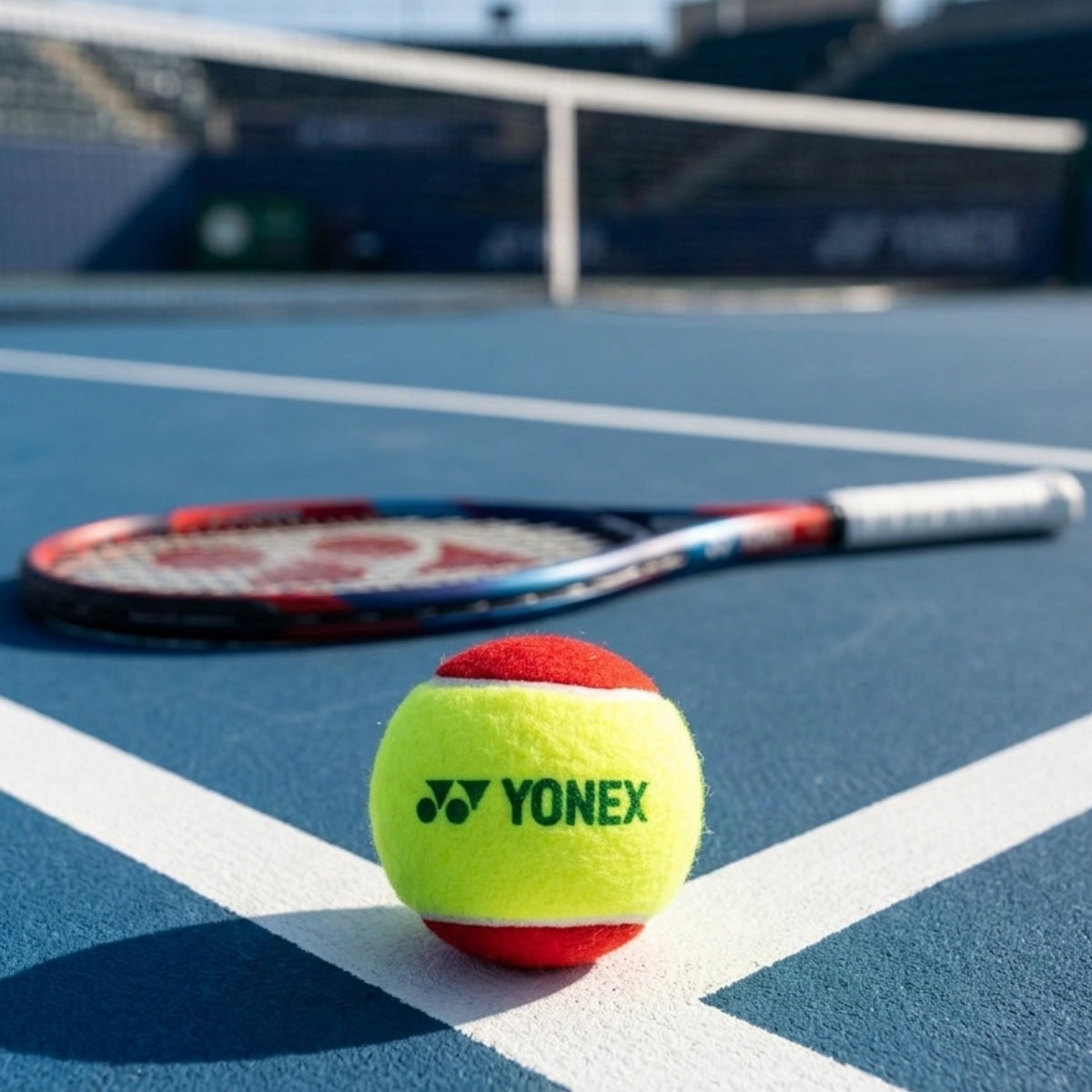 YONEX BALL TENNIS PLAY AND STAY RED BUCKET (60)