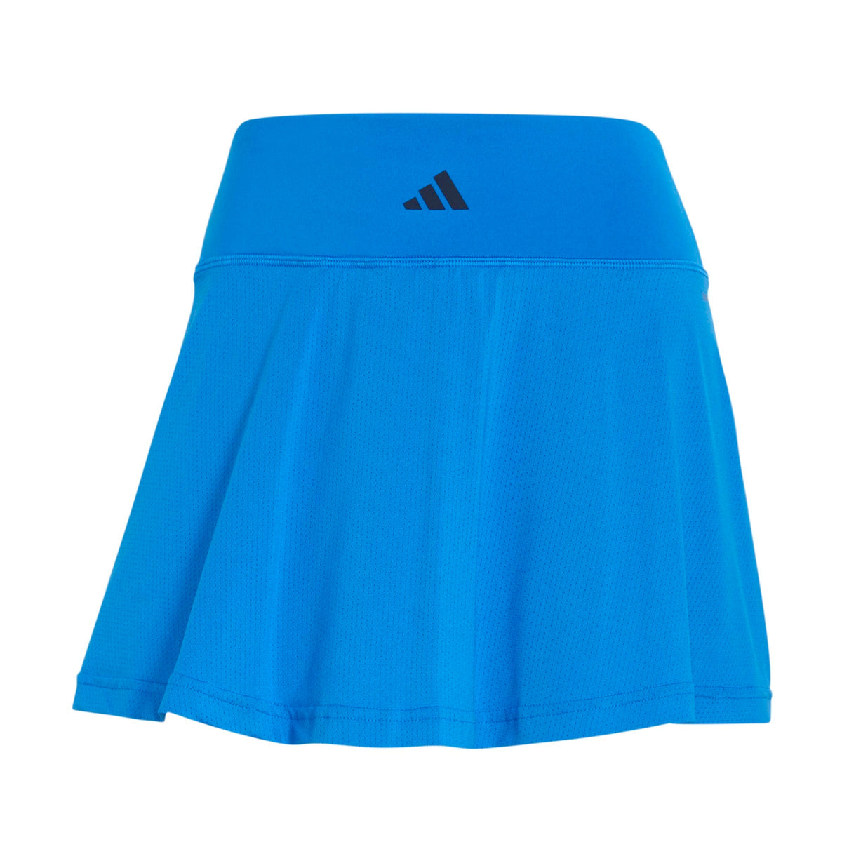 A blue adidas skirt on a white background