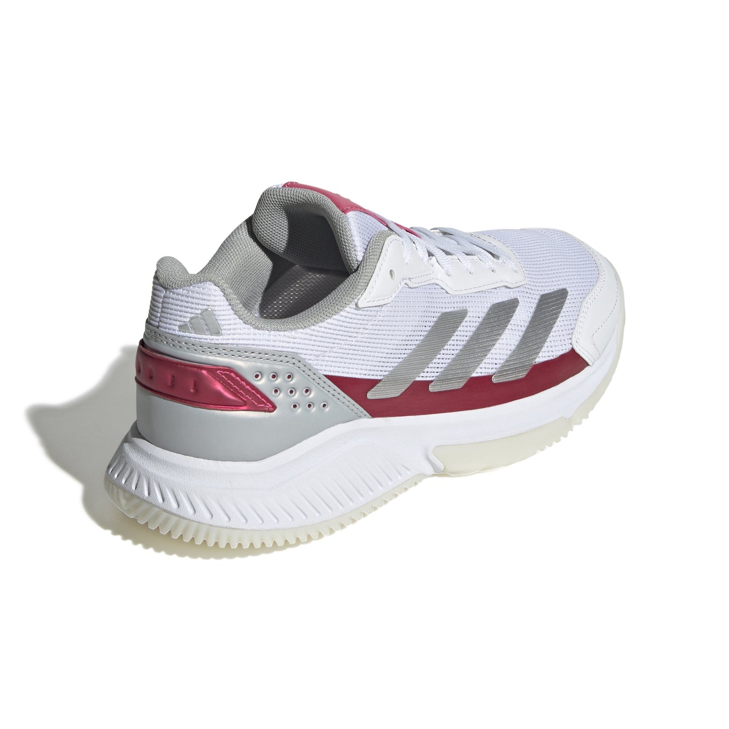 ADIDAS SHOE PADEL COURTQUICK WN CLOUD WHITE/SILVER METALLIC/LUCID PINK (SS25)