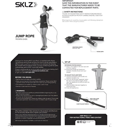 SKLZ JUMP ROPE ADJUSTABLE WITH PADDED GRIPS