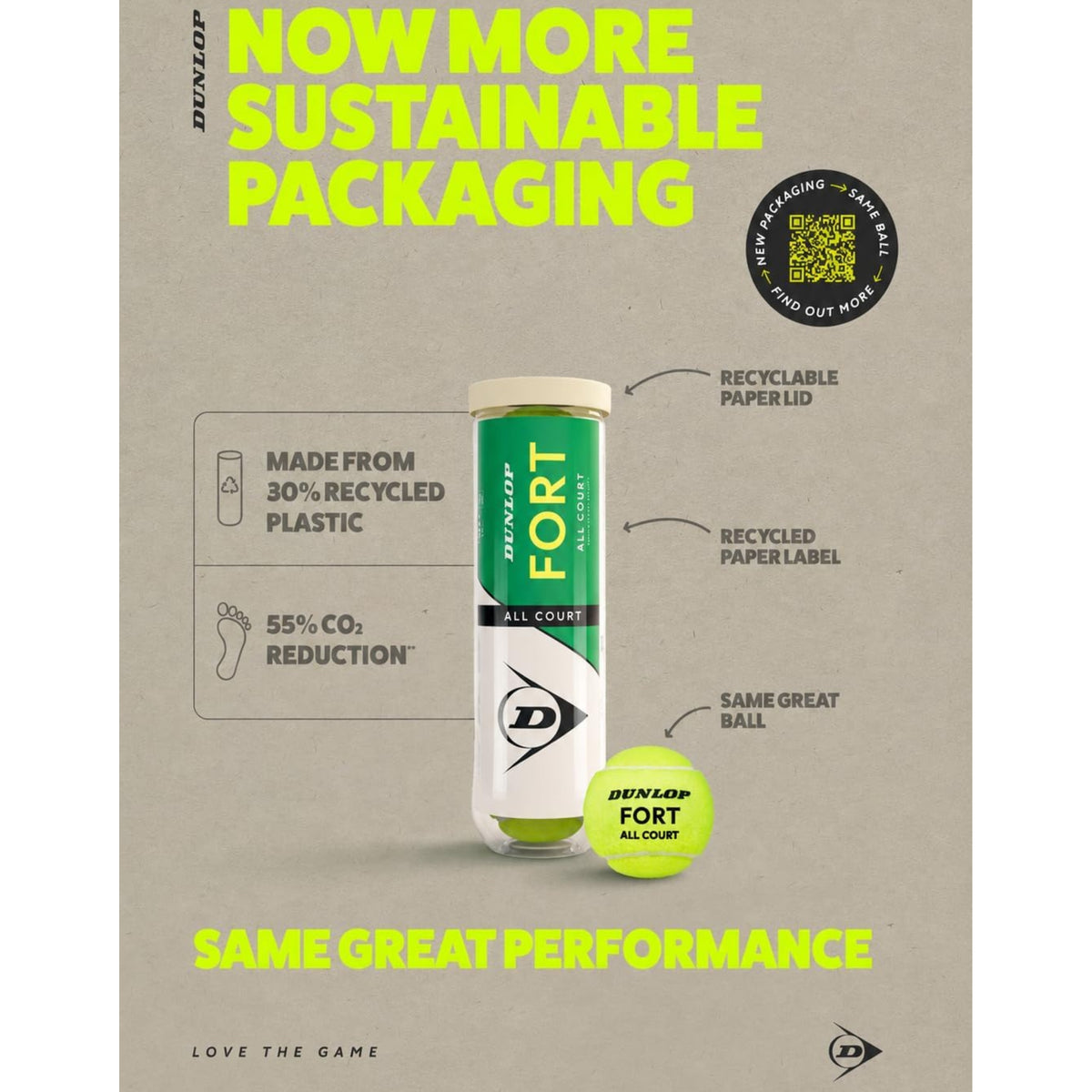 DUNLOP BALL TENNIS FORT ALL COURT H/A / BOX (72)