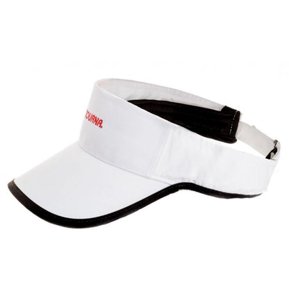 TOURNA HAT PRO VISOR WHT LOGO