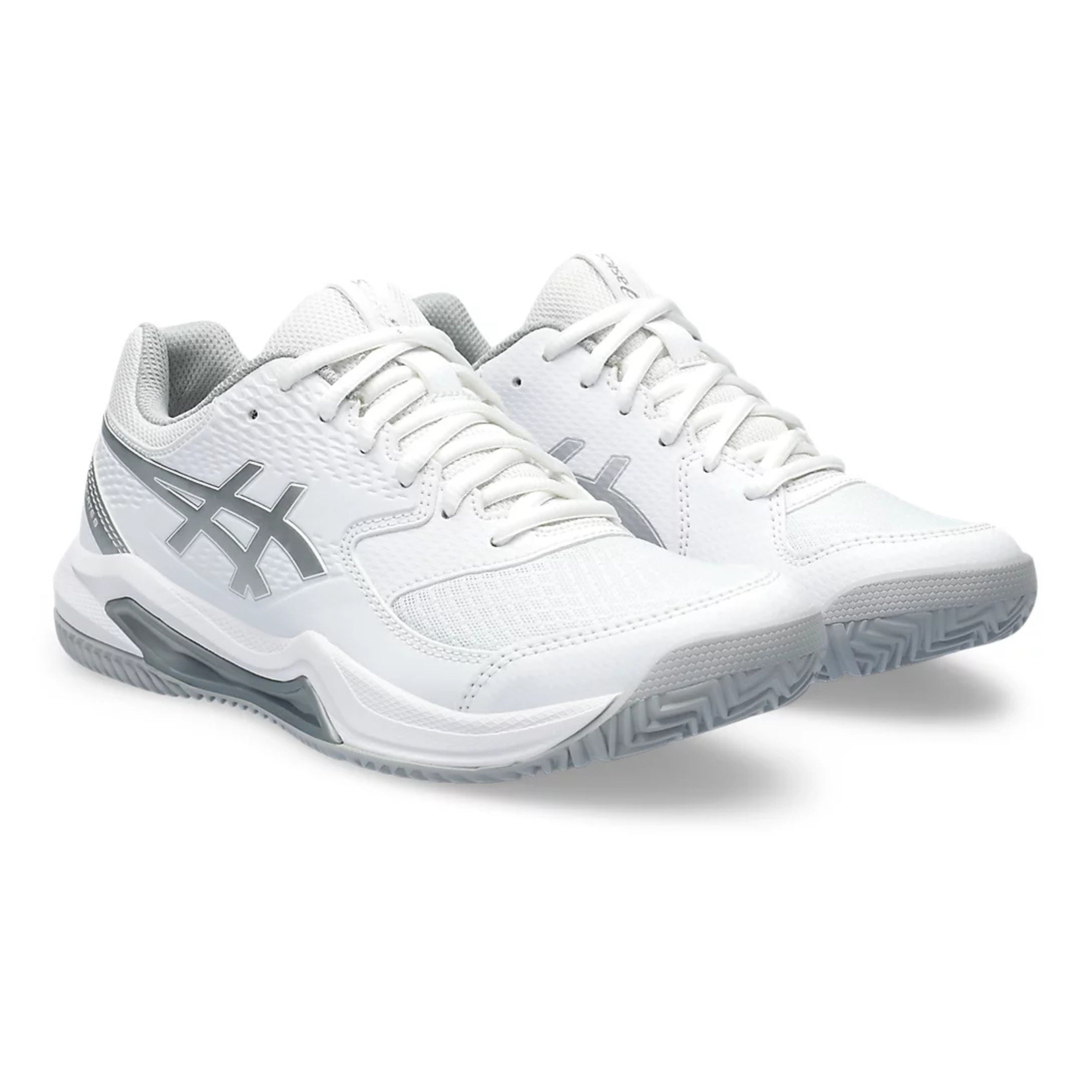 ASICS SHOE G-DEDICATE 8 PADEL WN WHITE/PURE SILVER (SS25
