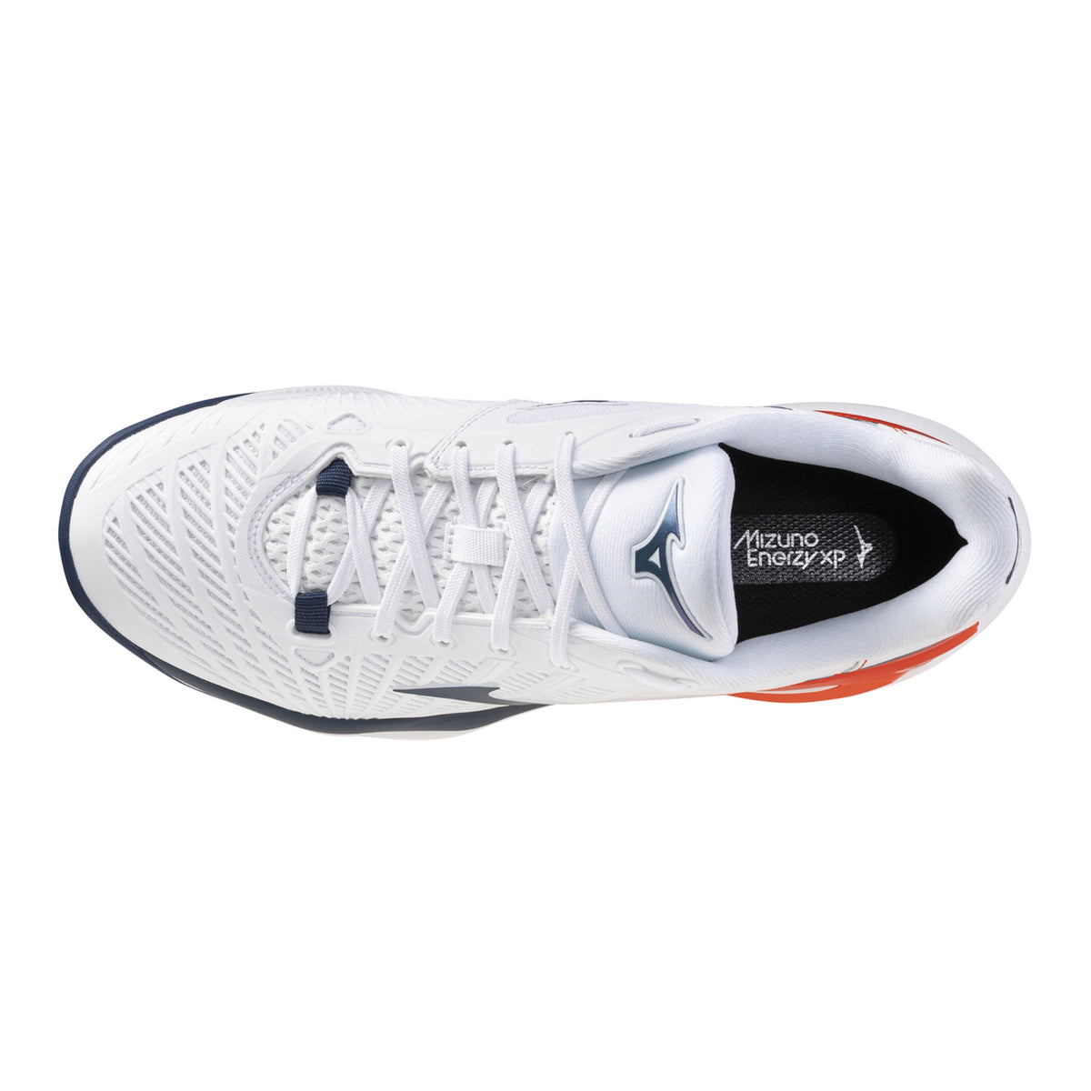 MIZUNO SHOE NEO ACE MN WHITE/BLUE INSIGNIA/ORANGE (AW26)
