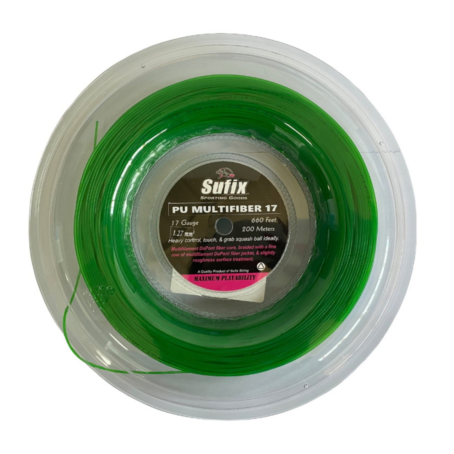 SUFIX STRING SQ PU MULTIFIBER 17G 1.27MM REEL