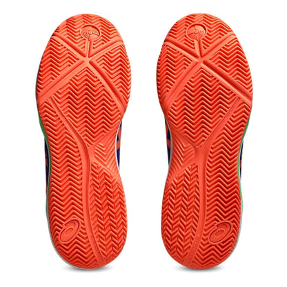 ASICS SHOE G-DEDICATE 8 PADEL MN DARK COBALT/VIVID CORAL (AW25)