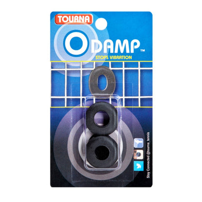 Packaged Touana O-Damp vibration dampener on a white background