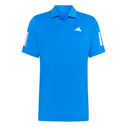 Blue adidas Polo shirt on a white background
