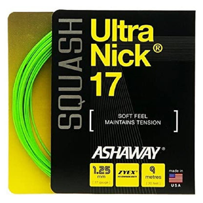 ASHAWAY STRING SQ ULTRANICK 17G 1.25MM GRN SET
