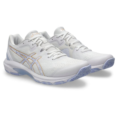 ASICS SHOE NETBURNER SHIELD FF WN WHITE/BLUE FADE (AW25)