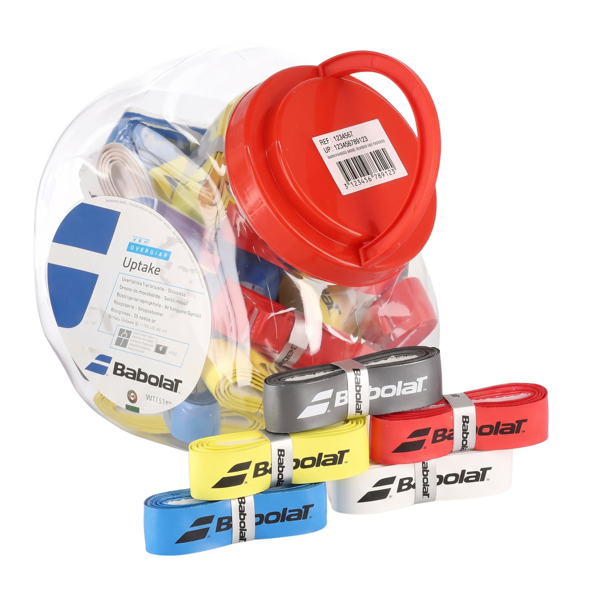 BABOLAT GRIP REPLACEMENT UPTAKE ASSORTED COL