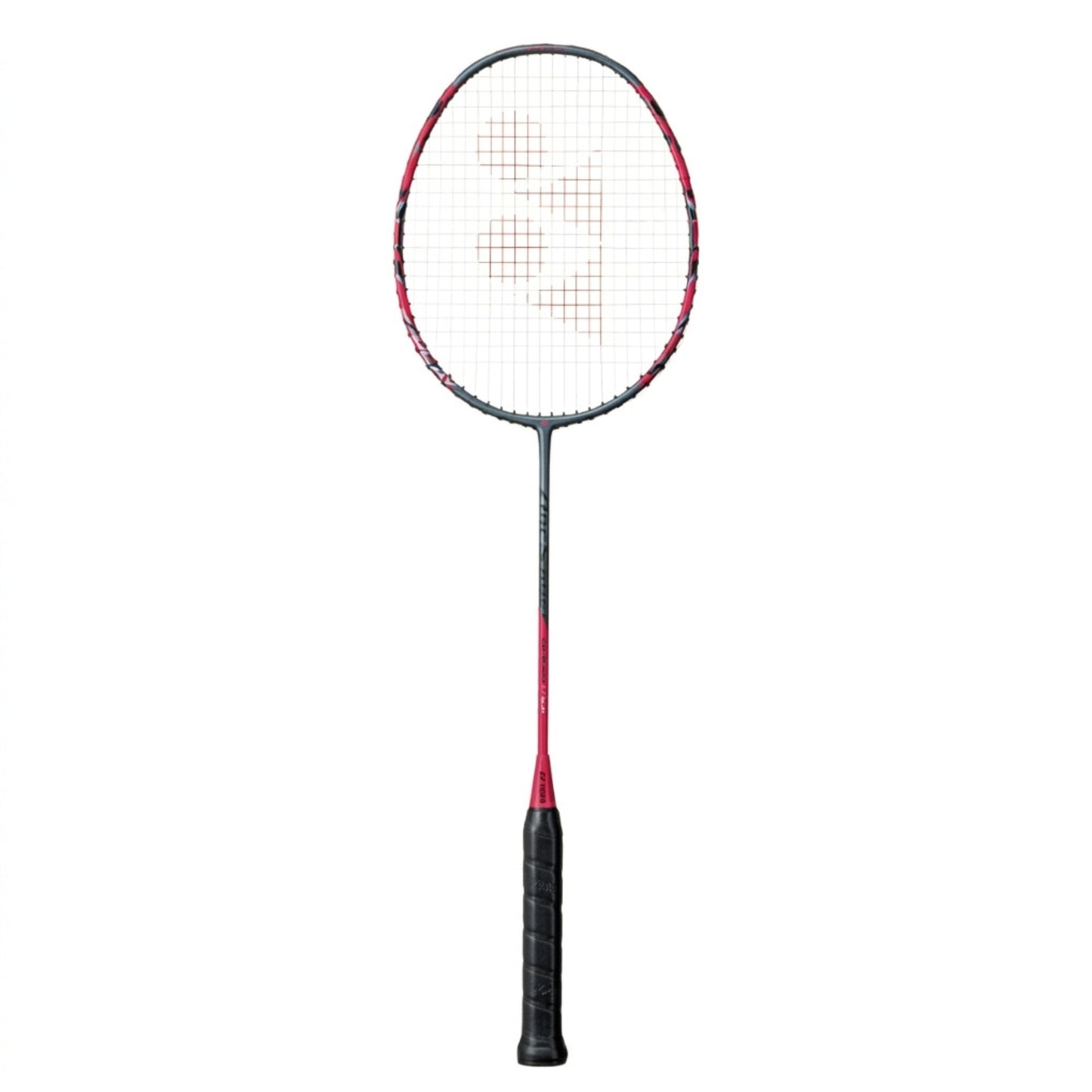 Grey and red Yonex Arcsaber 11 Play badminton racket on a white background