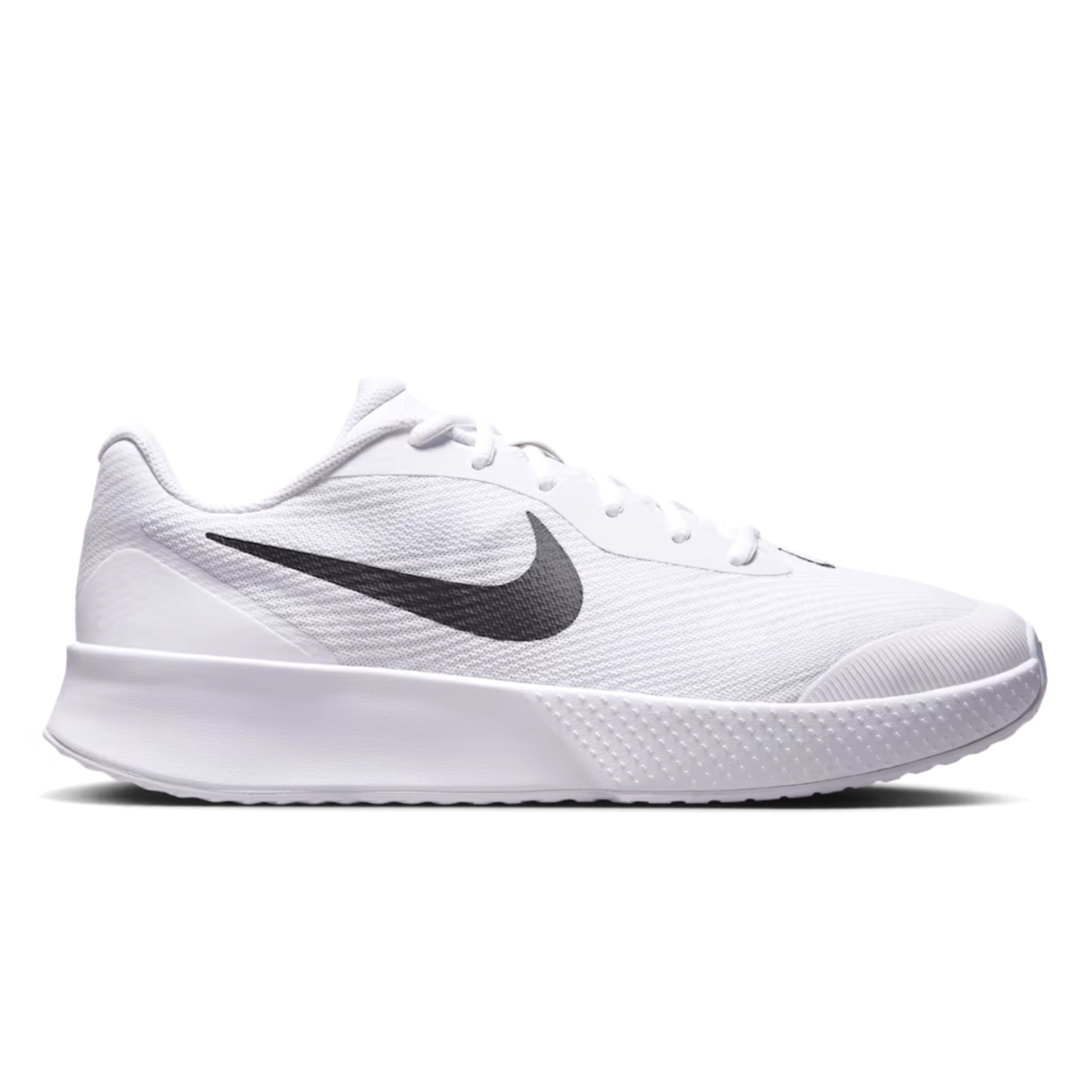 NIKE SHOE VAPOR LITE 3 HC MN WHITE/BLACK (SS26) – Baseline Racquets