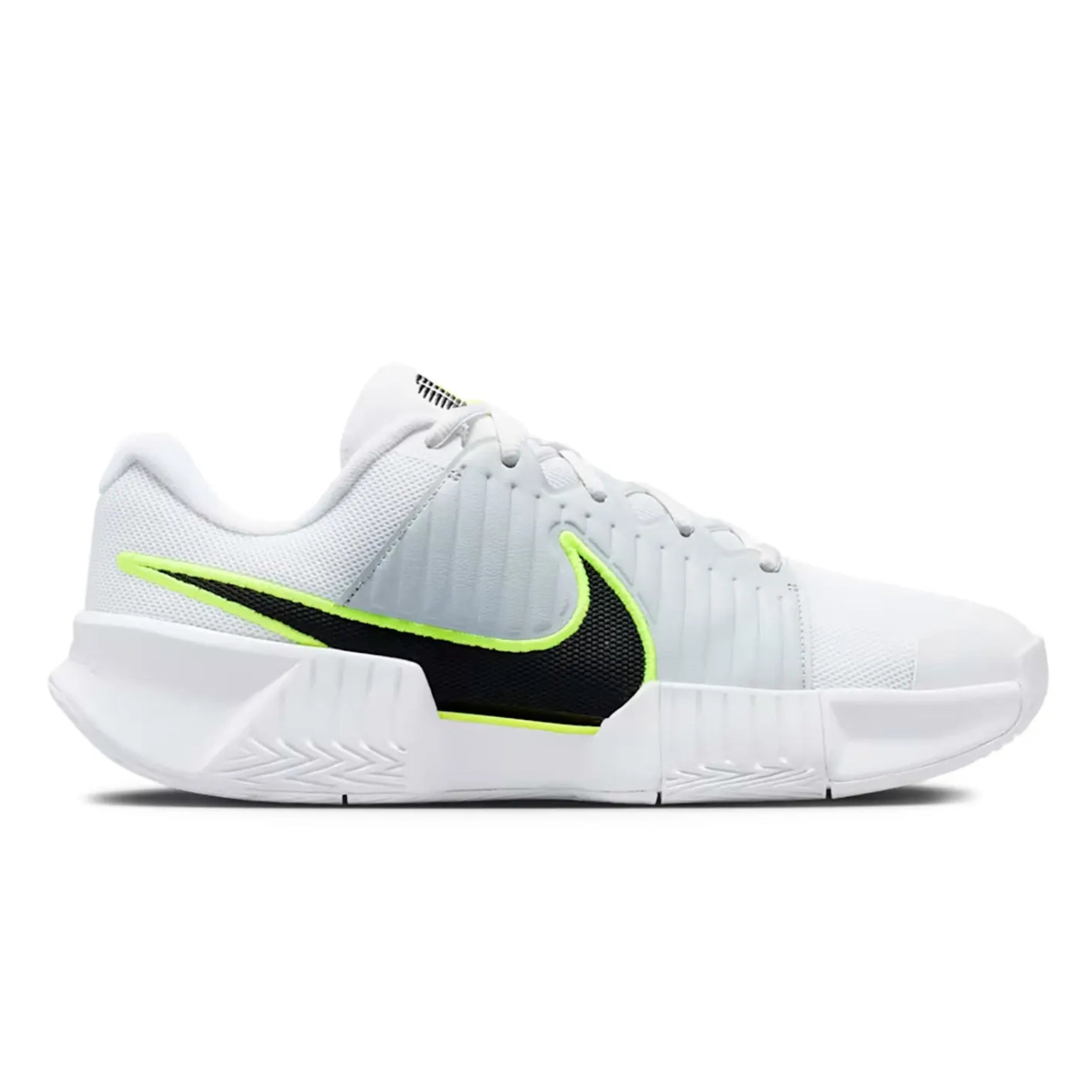 NIKE SHOE GP CHALLENGE PRO MN WHITE/BLACK (SS26) – Baseline Racquets