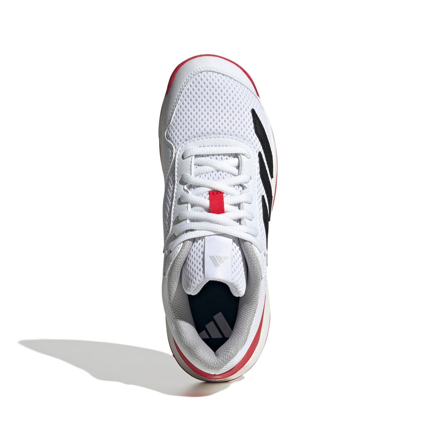 ADIDAS SHOE COURTFLASH KID CLOUD WHITE/LUCID RED (SS25)