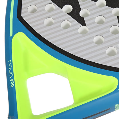 Padel racket front view with Nova Pro on the side