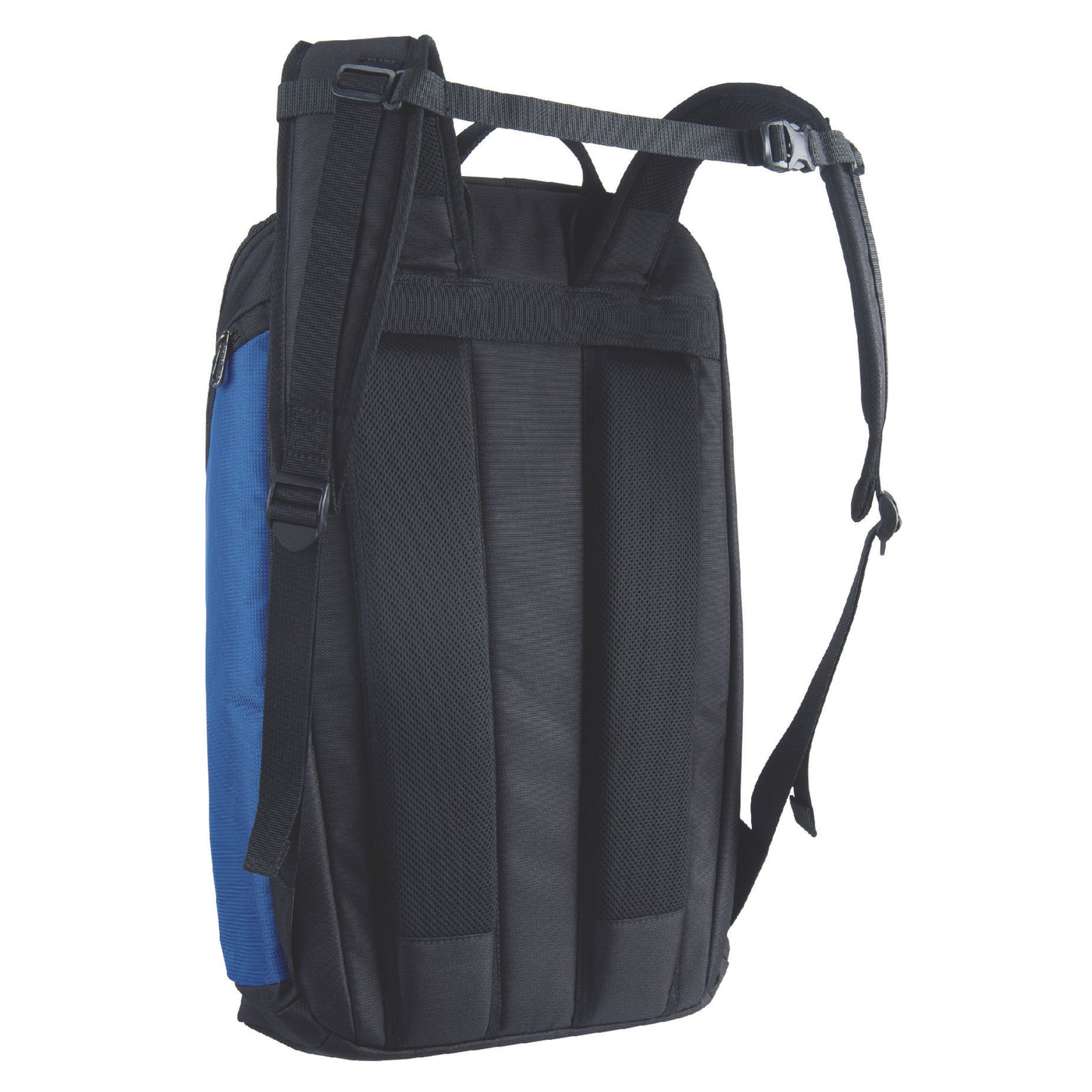 Back view of a Yonex backpack on a white background