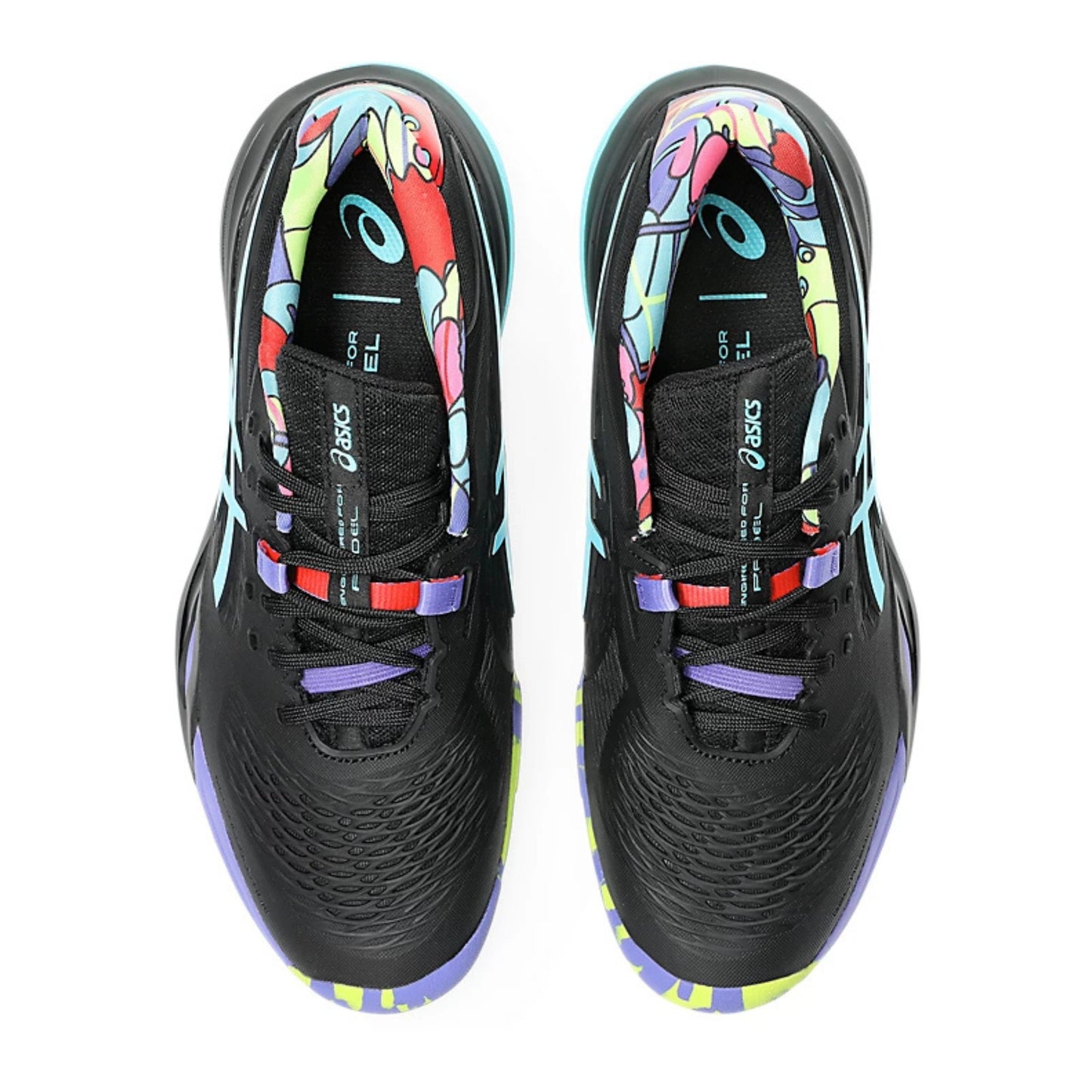 ASICS SHOE G-RESOLUTION X PADEL LIMITED EDITION MN BLACK/ENERGY AQUA (SS25)