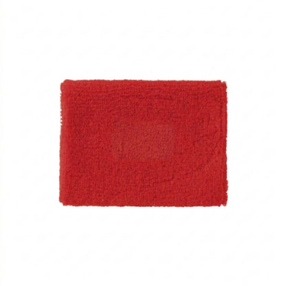 Red wristband on a white background