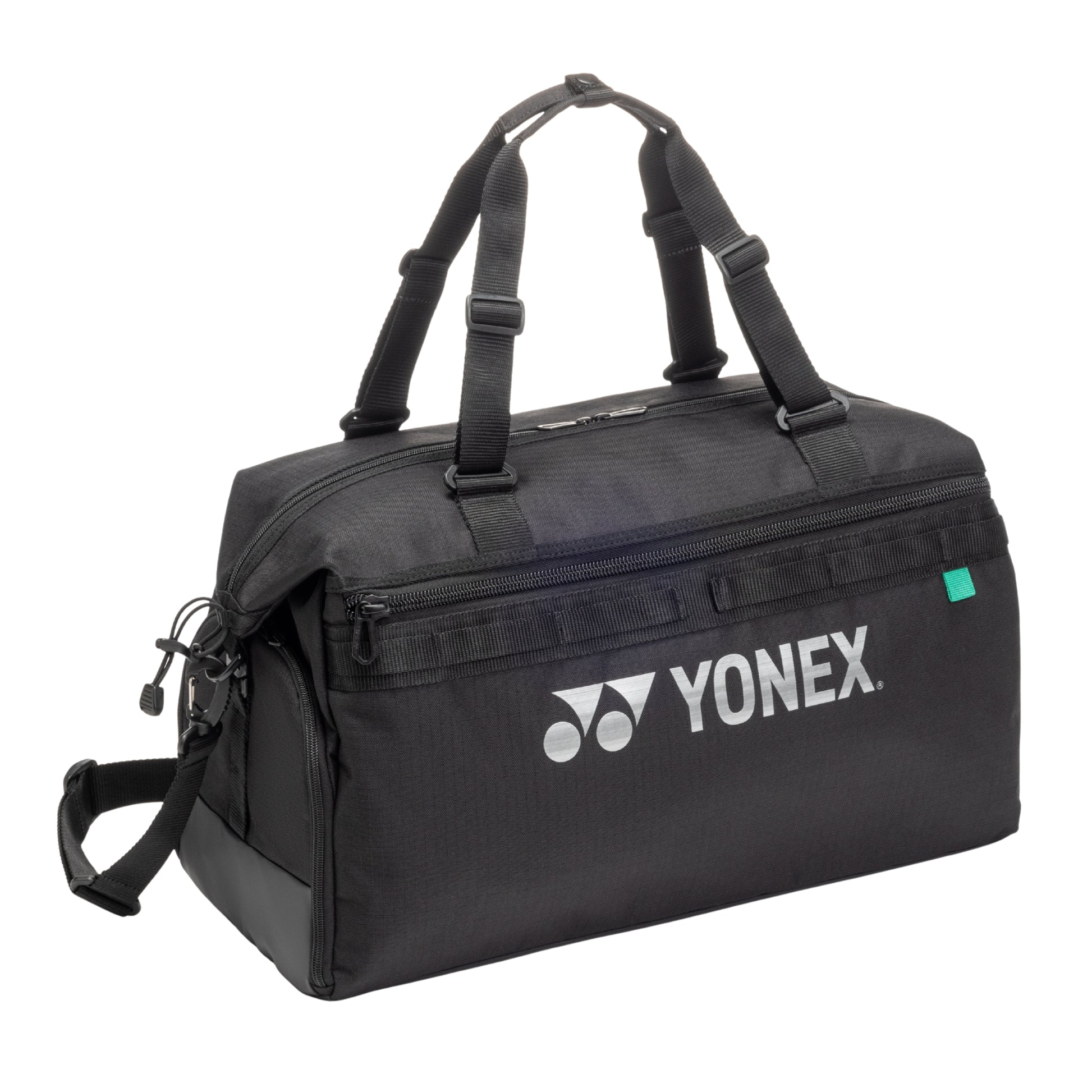 Black bag with Yonex logo on a white background