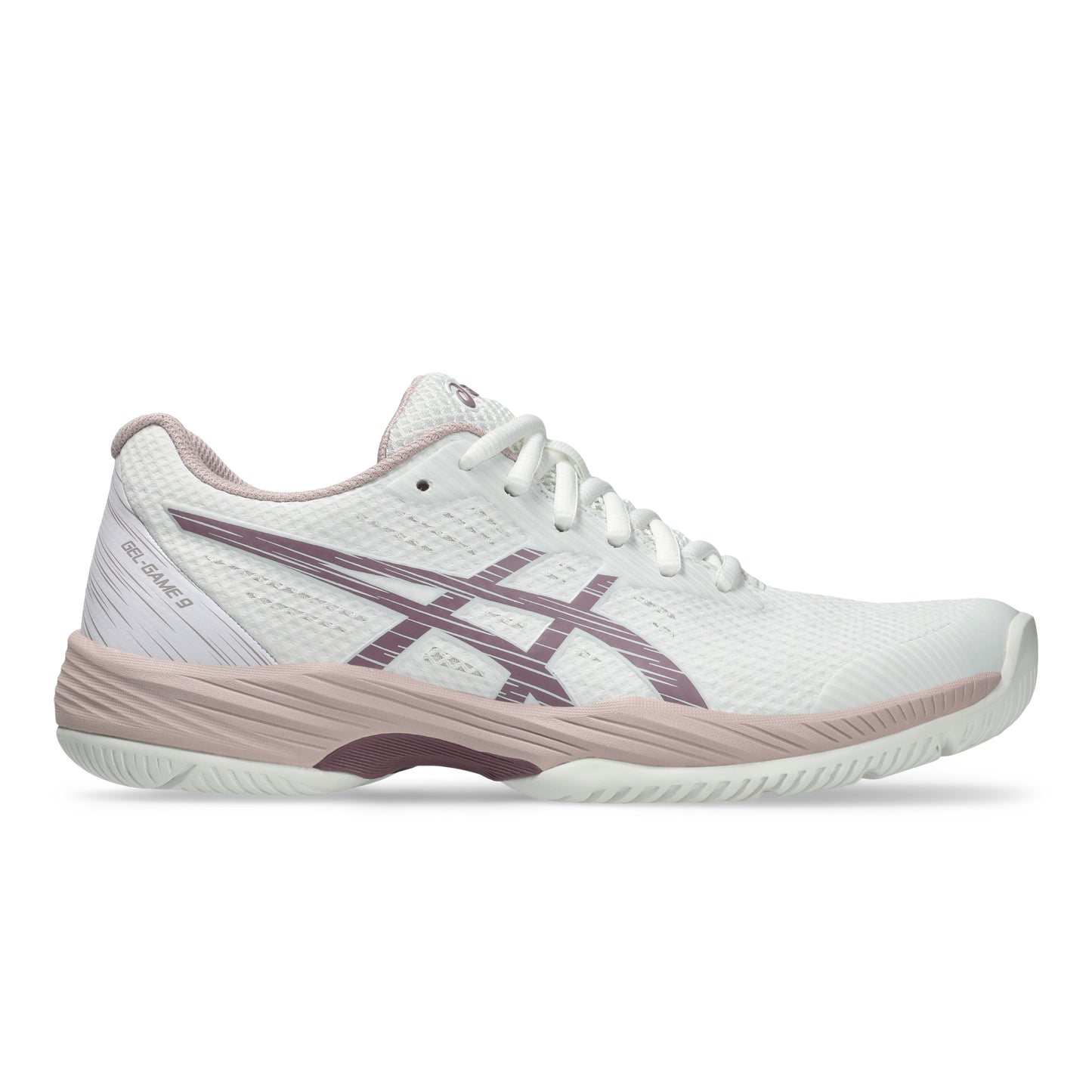 ASICS SHOE G-GAME 9 WN WHITE/DUSTY MAUVE (AW24)