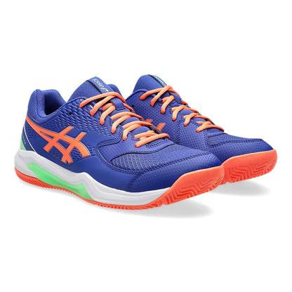 ASICS SHOE G-DEDICATE 8 PADEL MN DARK COBALT/VIVID CORAL (AW25)
