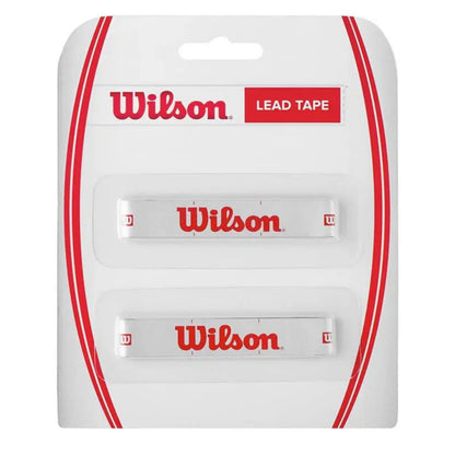 White and red Wilson lead tape packaging on a white background