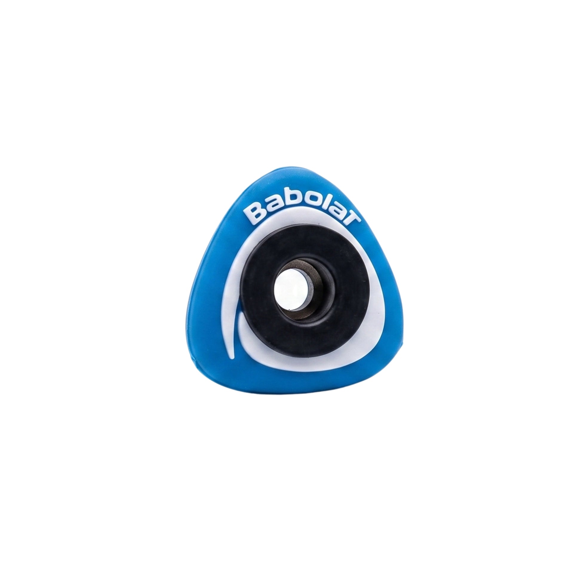 Blue Babolat Dampener on a white background