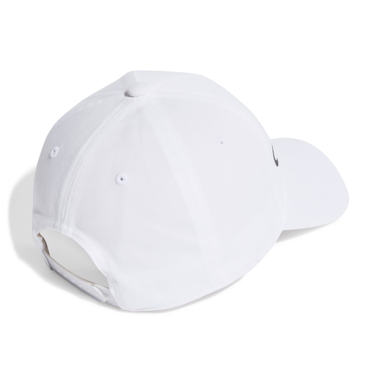 White baseball cap on a white background