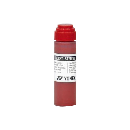 Red ink bottle with Yonex label on a white background