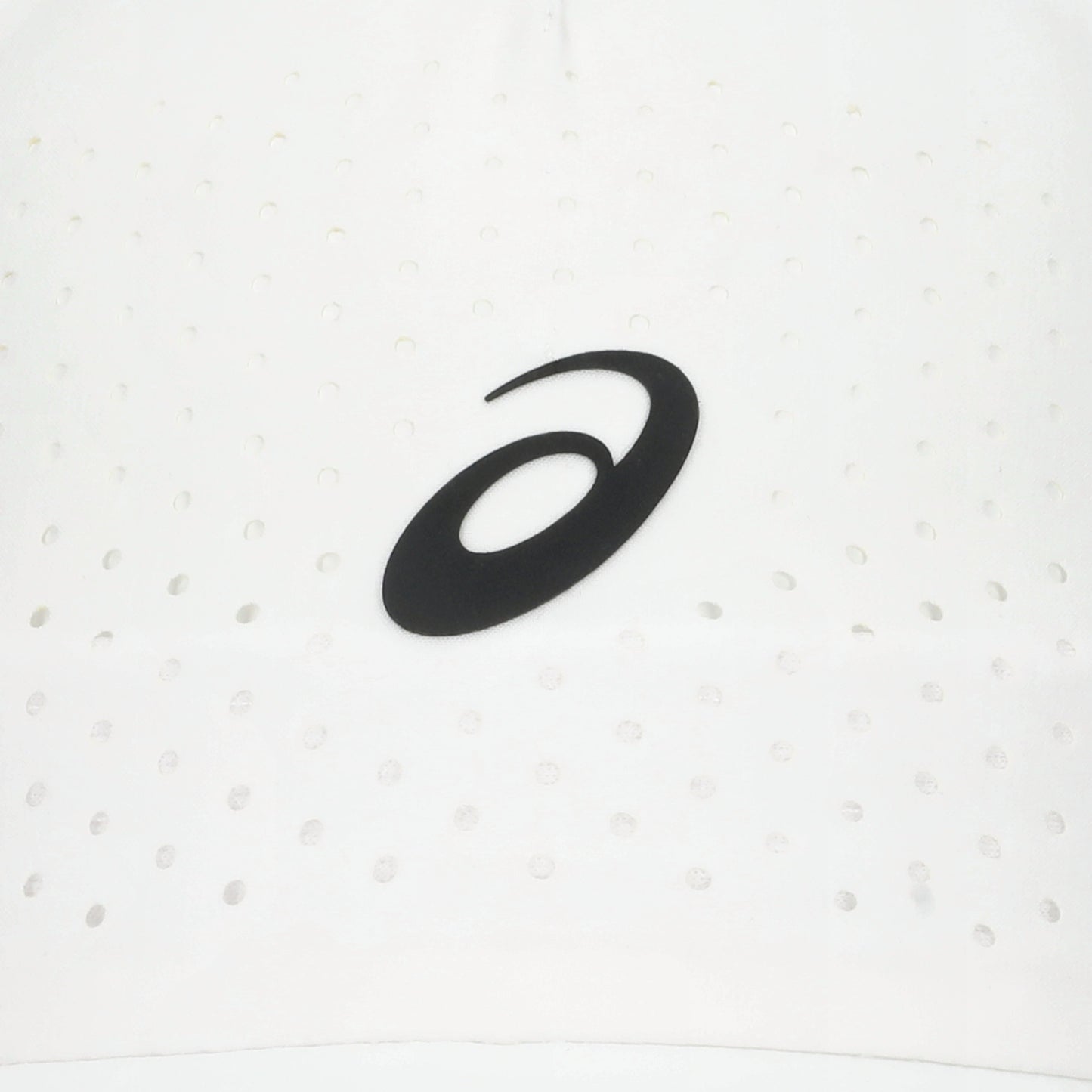 Asics Black logo on a white cap