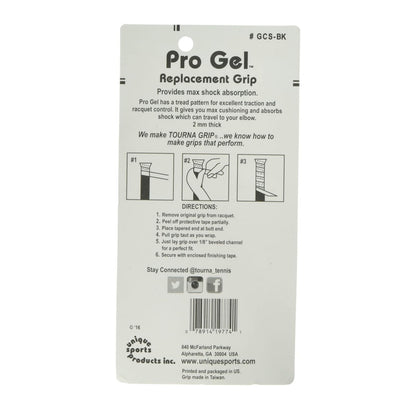 TOURNA GRIP REPLACEMENT PRO GEL 2MM BLK (TBD)