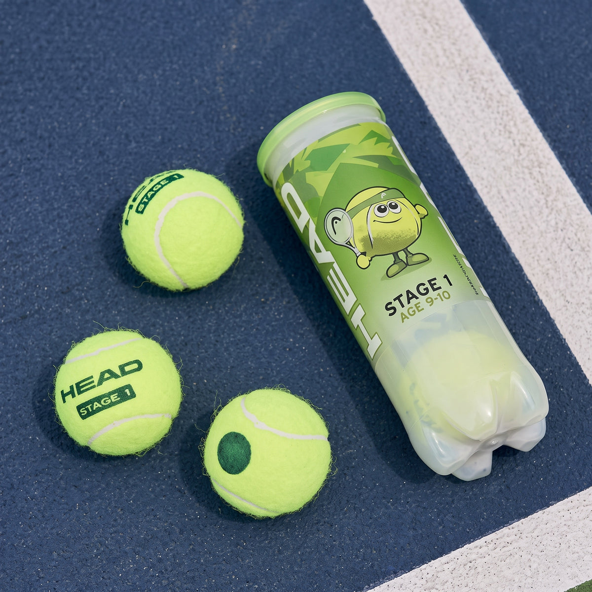 HEAD BALL TENNIS  STAGE 1 GREEN / BOX (72)