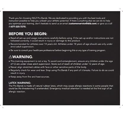 SKLZ PRO BAND 40INCH MEDIUM RESISTANCE RED