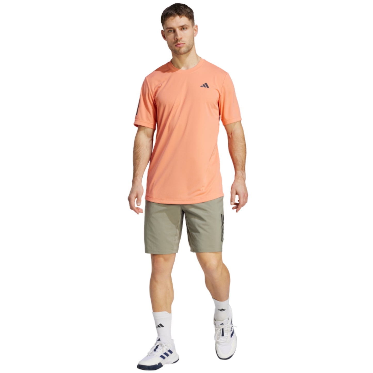 ADIDAS SHIRT TEE CLUB TENNIS 3STR MN CORAL FUSION (SS23)