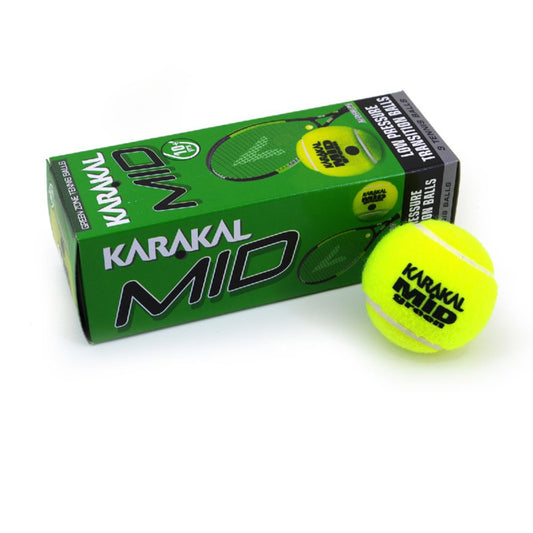 Karakal MID tennis ball and packaging on a white background