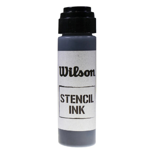 Bottle of Wilson stencil ink on a white background