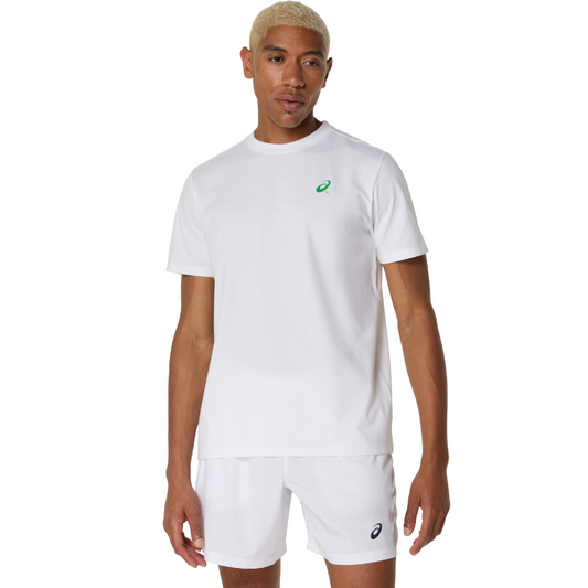 ASICS SHIRT TEE COURT GRAPHIC MN WHITE (SS25)
