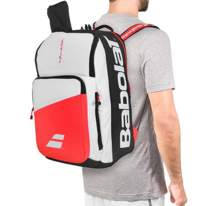 BABOLAT BAG BACKPACK PURE STRIKE WHITE/BLACK/RED