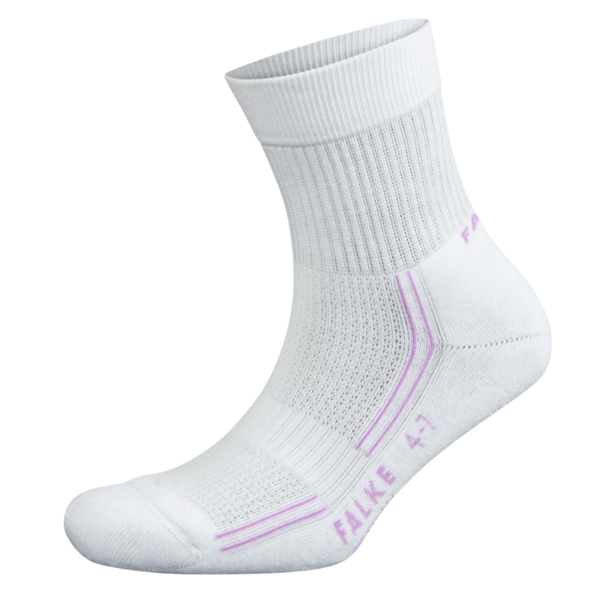 FALKE SOCK NETBALL CUSHION WHITE/LILAC (SS24)