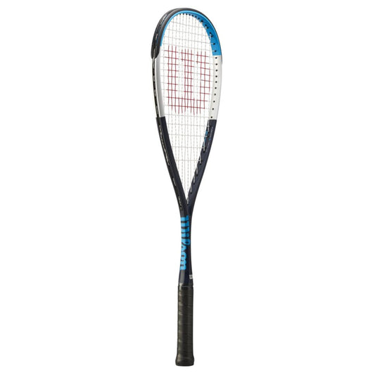 Squash racket with Wilson branding on a white background