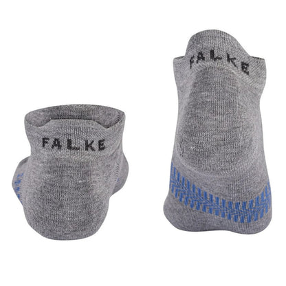 FALKE SOCK HIDDEN LUXE MID GRY