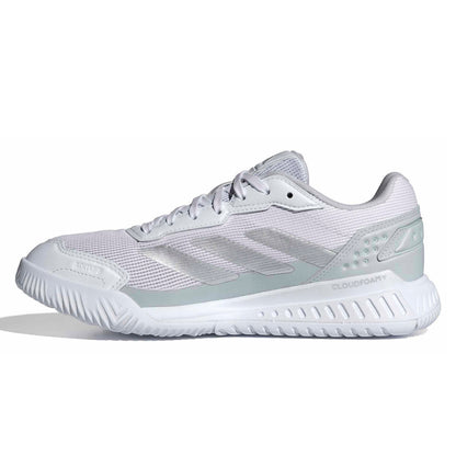 ADIDAS SHOE PADEL COURTQUICK WN WHITE/METALLIC (SS26)