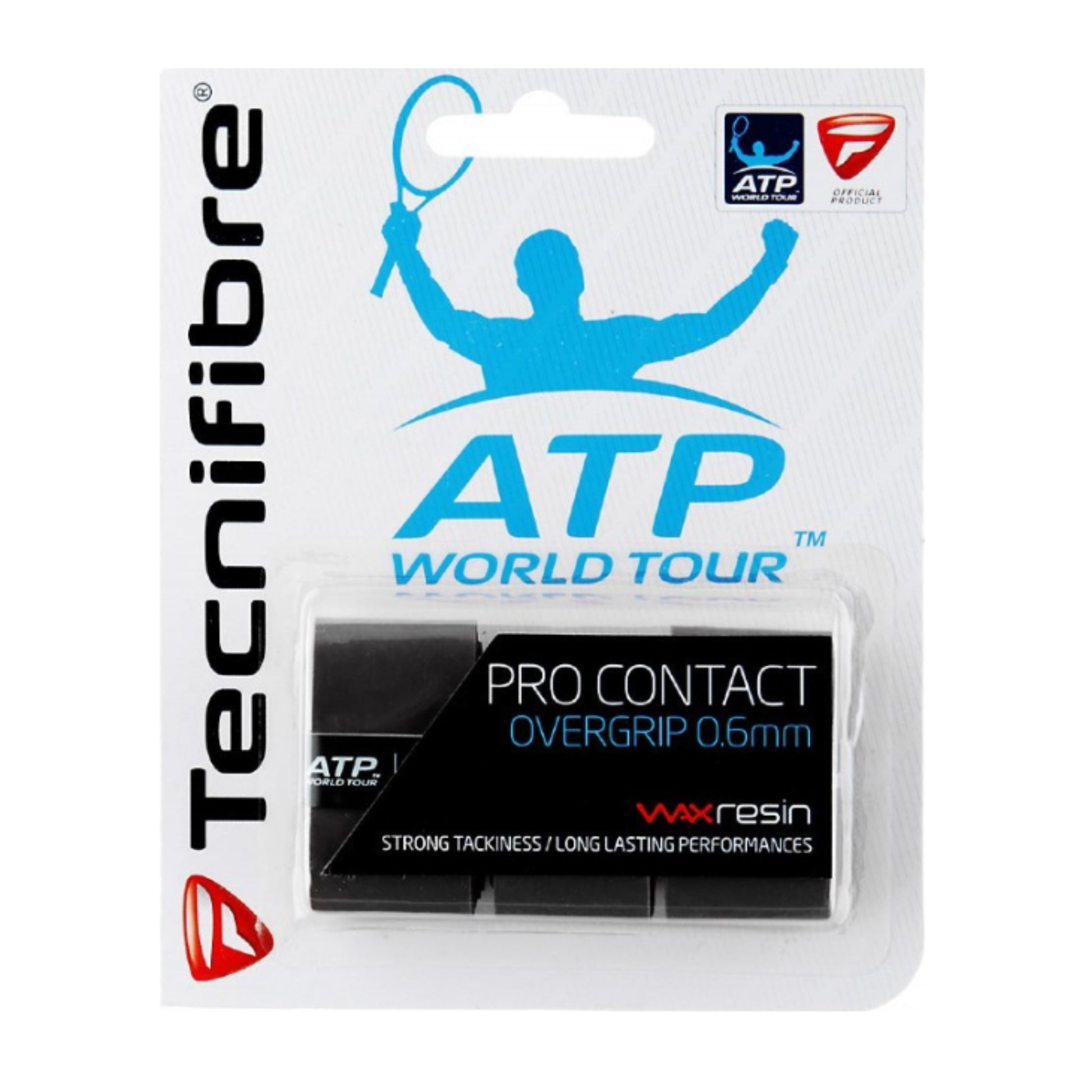 Tecnifibre ATP World Tour Pro Contact overgrip packaging on a white background