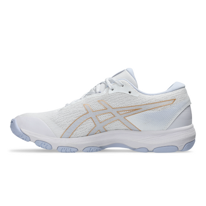 ASICS SHOE G-NETBURNER ACADEMY 10 WN WHITE/CHAMPAGNE (AW25)