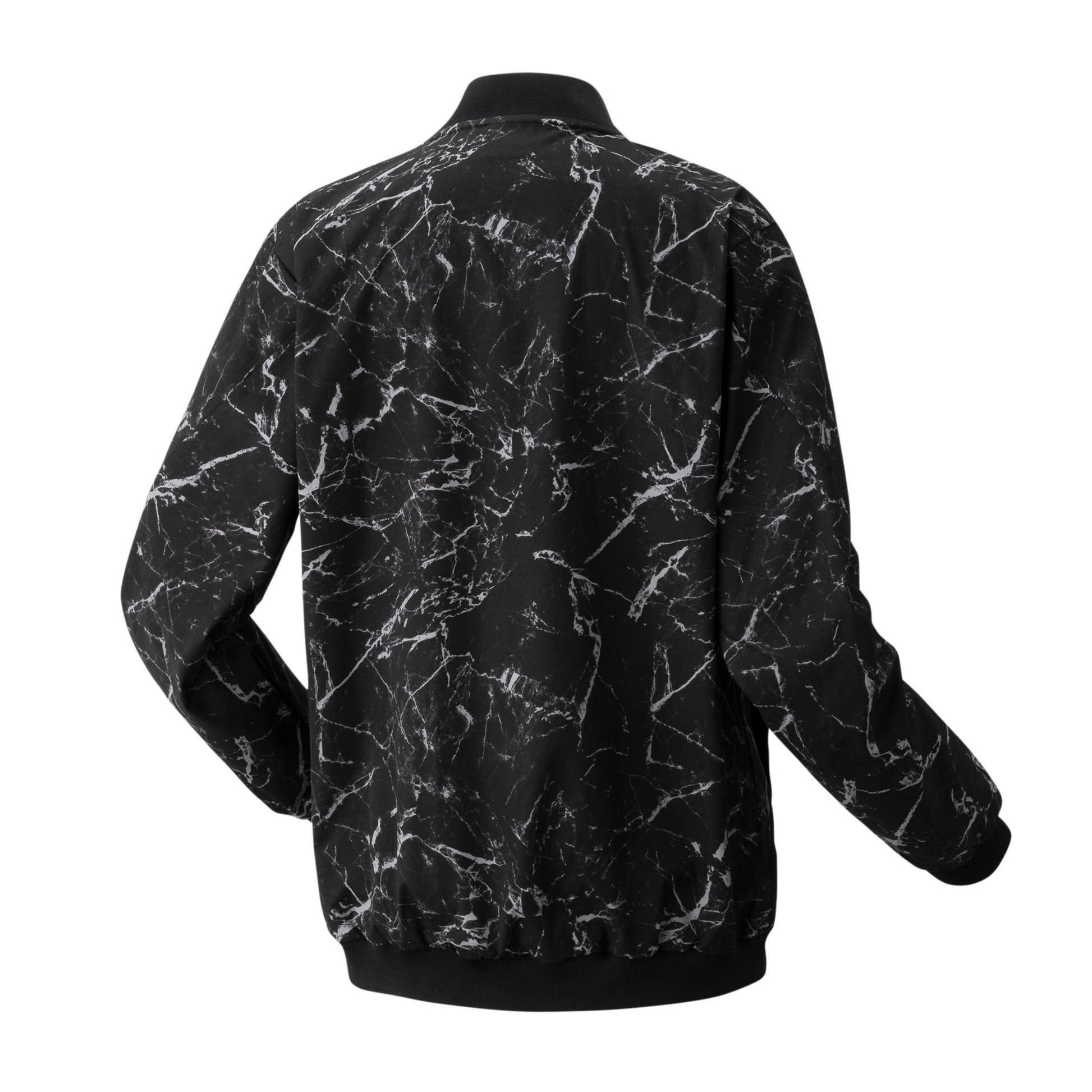 Black Yonex jersey on a light gray background